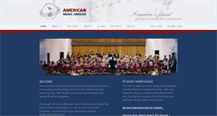 Desktop Screenshot of americanmusicabroad.com